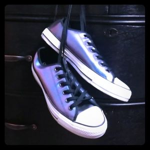 Converse All Star metallic irridescent Sneakers